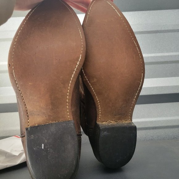 Laredo Cowboy Boots Brown Leather Mens 9 EE - Picture 5 of 5